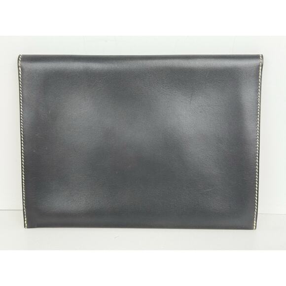 Hermes Leather Envelope Clutch Bag B-3 - Picture 3 of 9